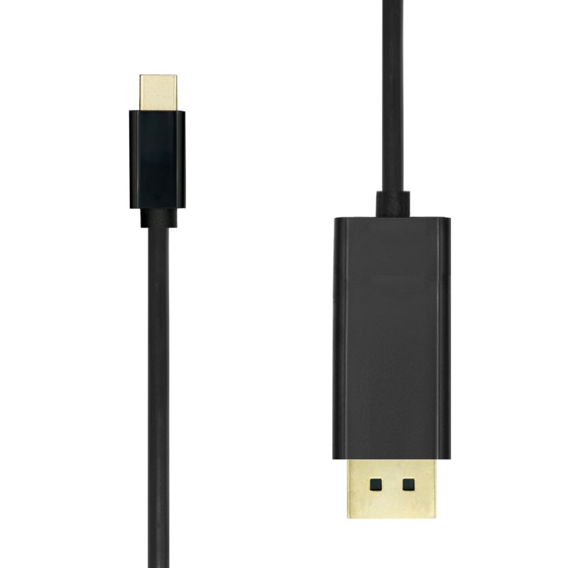 USB-C to DisplayPort kabel, Sort