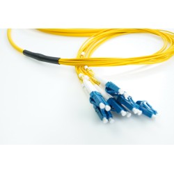 XCore 12 leder (6 par) fiber patchkabel OS2, LC/UPC