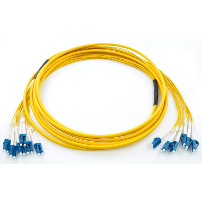 XCore 12 leder (6 par) fiber patchkabel OS2, LC/UPC XCore 12 leder (6 par) fiber patchkabel OS2, LC/UPC