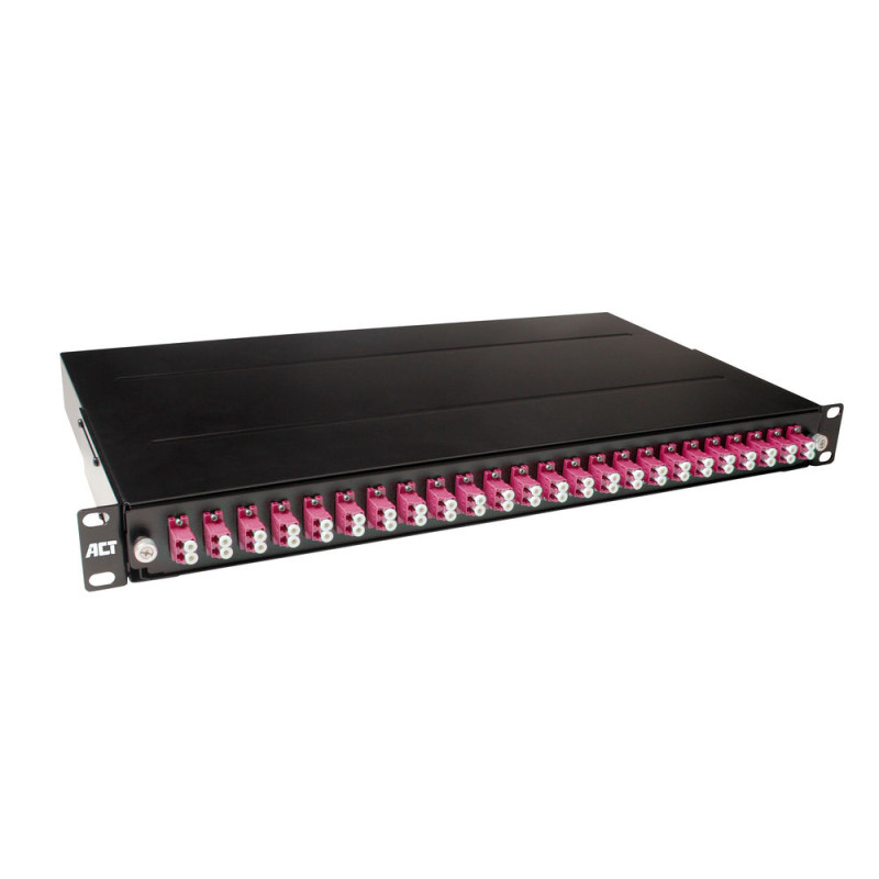 Fiberpanel 24 x duplex LC multimode OM4