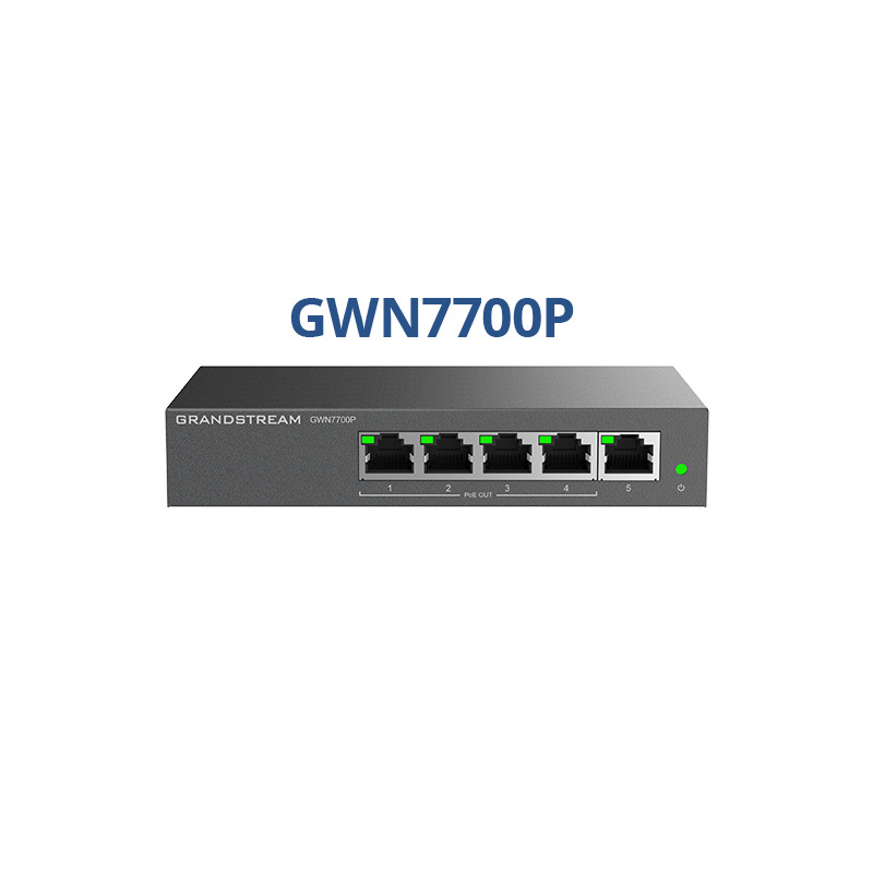 5 port desktop PoE (4 port) Gigabit ethernet switch
