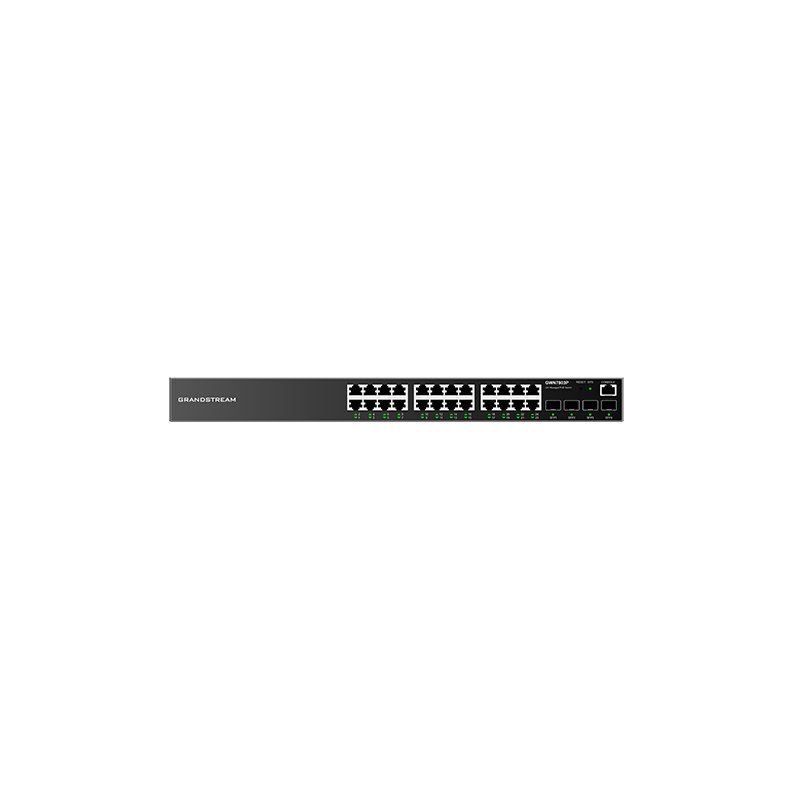 24+4 (SFP) port PoE managed Gigabit ethernet switch