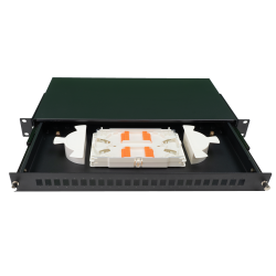 Fiber patchpanel 24 port kit (12x LC adaptor)