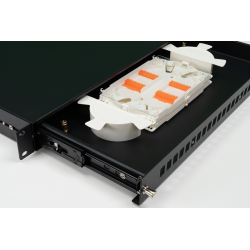 Fiber patchpanel 24 port kit (12x LC adaptor)