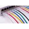 QFLEX 7,5 meter Netværkskabel kategori 6A, Hvid