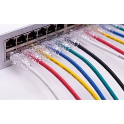 QFLEX 0,5 meter Netværkskabel kategori 6A, Grøn