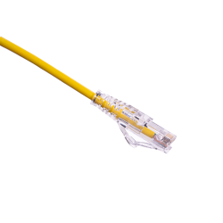 QFLEX 0,5 meter Netværkskabel kategori 6A, Gul