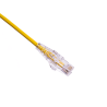 QFLEX 0,5 meter Netværkskabel kategori 6A, Gul