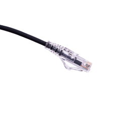 QFLEX 0,5 meter Netværkskabel kategori 6A, Sort