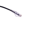 QFLEX 0,5 meter Netværkskabel kategori 6A, Sort