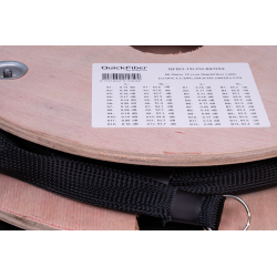 QuickFiber Pro Fiberinstallationskabel 12-Leder Singlemode OS2, LC/UPC