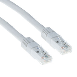 0,50 Meter Netværkskabel HQ, Kategori 6, HVID