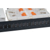 Fiber patchpanel 24 port kit (24x LC adaptor, 48 pigtails)