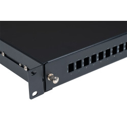 Fiber patchpanel 24 port kit (12x LC adaptor, 24 pigtails)