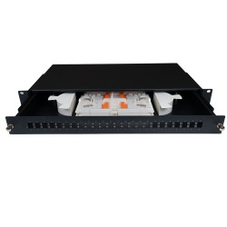 Fiber patchpanel 24 port kit (24x LC adaptor)