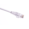 QFLEX 0,15 meter Netværkskabel kategori 6A, Hvid