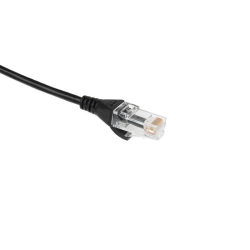 QFLEX 0,15 meter Netværkskabel kategori 6, Sort