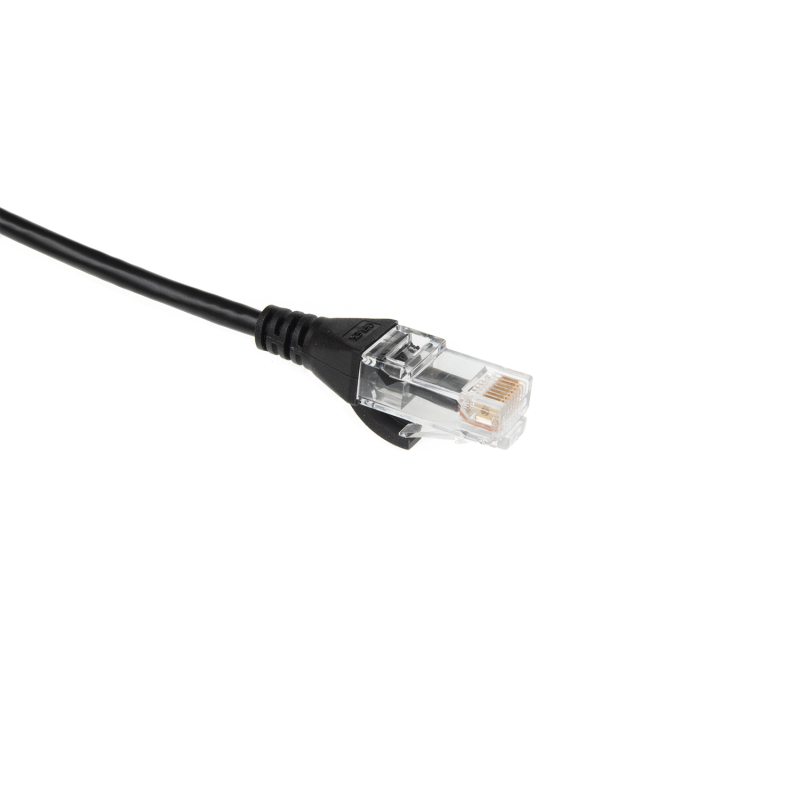 QFLEX 0,15 meter Netværkskabel kategori 6, Sort