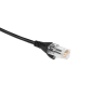 QFLEX 0,15 meter Netværkskabel kategori 6, Sort