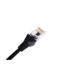 QFLEX 0,15 meter Netværkskabel kategori 6, Sort