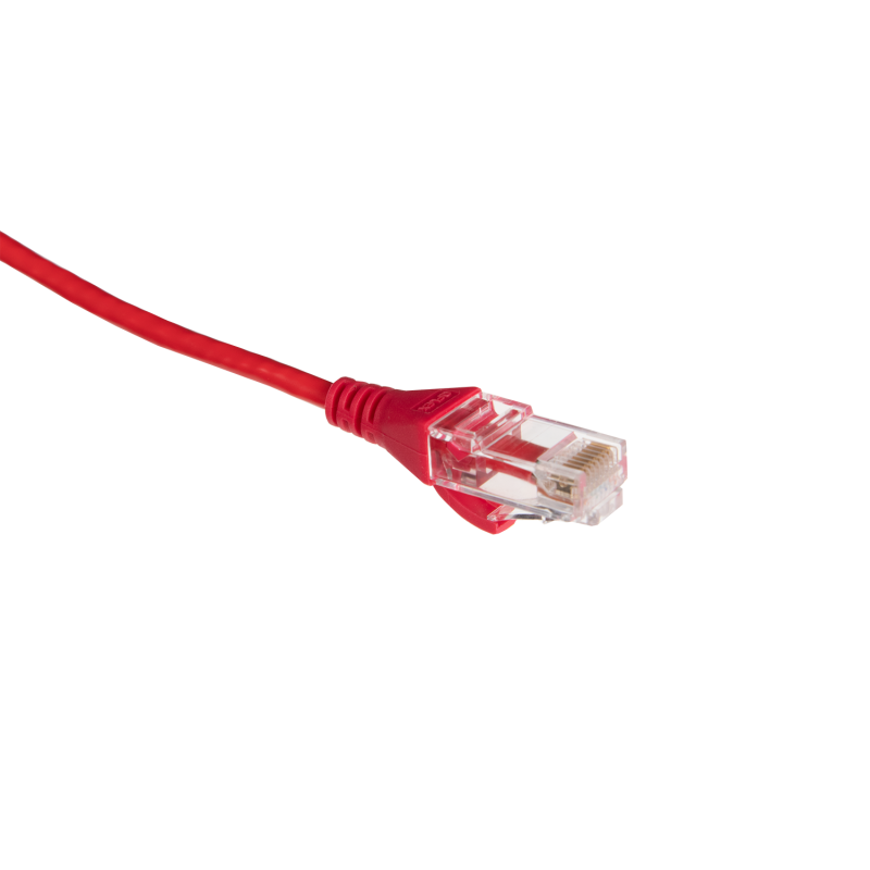 QFLEX 0,15 meter Netværkskabel kategori 6, Rød