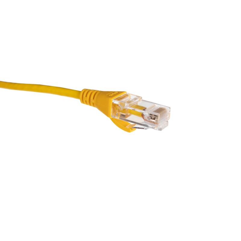 QFLEX 0,15 meter Netværkskabel kategori 6, Gul