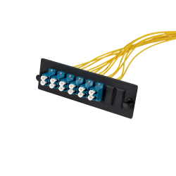 QuickFiber Patchplate, 6 x LC/DPX, Singlemode