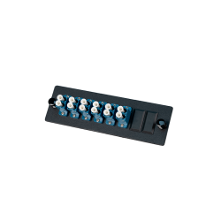 QuickFiber Patchplate, 6 x LC/DPX, Singlemode