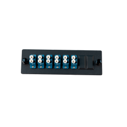 QuickFiber Patchplate, 6 x LC/DPX, Singlemode