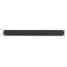 1HE Blindplade, 19", sort