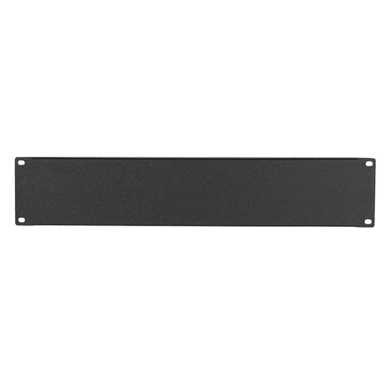 2HE Blindplade, 19", sort