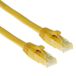 10 Meter Netværkskabel HQ, Kategori 6A, GUL