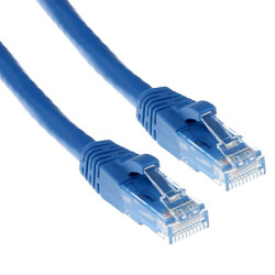 10 Meter Netværkskabel HQ, Kategori 6A, BLÅ