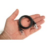 QFLEX 0,5 meter Netværkskabel kategori 6, Sort