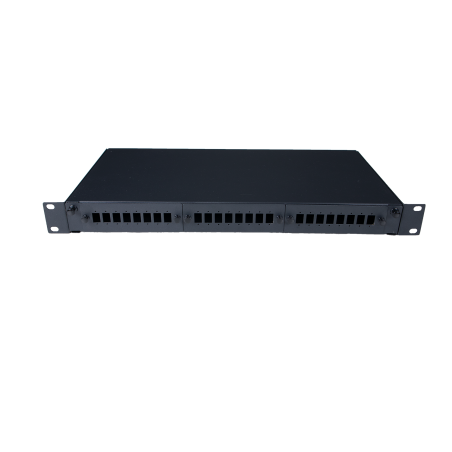 Fiber patchpanel 24 port (3 x 8)